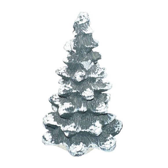 Village Square Other - Vintage 1995 Village Square Pine Tree Covered in Snow Mervyns Christmas Holiday